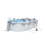 Bestway Hydrium Oval 6.10m x 3.60m x 1.20m, Grey/Blue