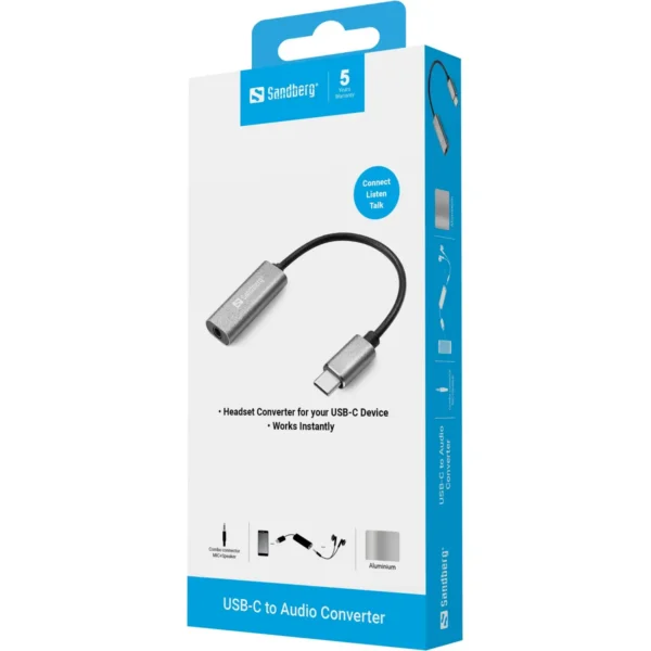 Sandberg USB-C Audio Adapter
