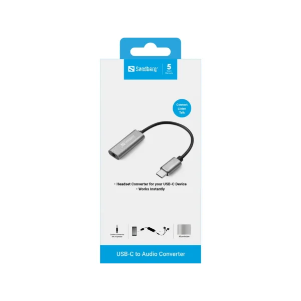 Sandberg USB-C Audio Adapter