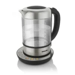 Philips Avance Collection HD9382/20 electric kettle 1.7 L 2200 W Black, Stainless steel