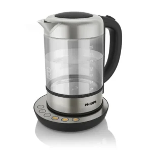 Philips Avance Collection HD9382/20 electric kettle 1.7 L 2200 W Black, Stainless steel