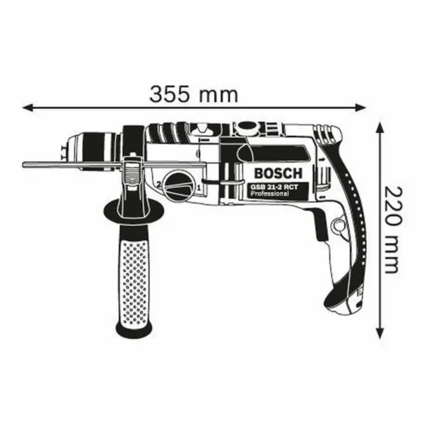 Bosch GSB 21-2 RCT Professional 900 RPM Key 2.9 kg