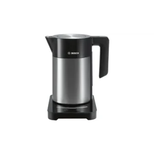 Bosch TWK7203GB electric kettle 1.7 L 3000 W Black, Stainless steel