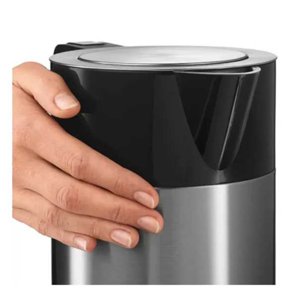 Bosch TWK7203GB electric kettle 1.7 L 3000 W Black, Stainless steel