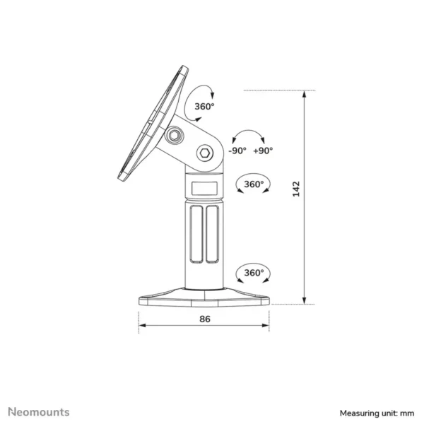 Neomounts SPEAKER-W100 Speaker holder – universal – full motion