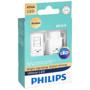 Philips 4114AULAX2 car light bulb P27/7 LED