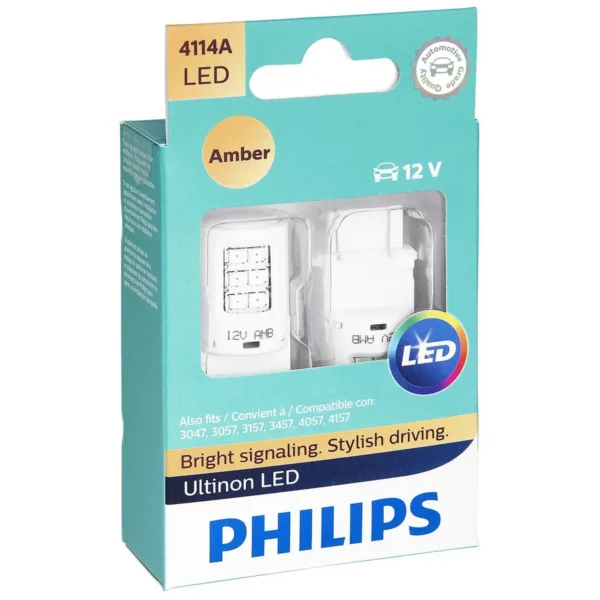 Philips 4114AULAX2 car light bulb P27/7 LED