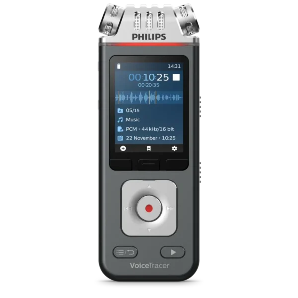 Philips VoiceTracer Black, Grey