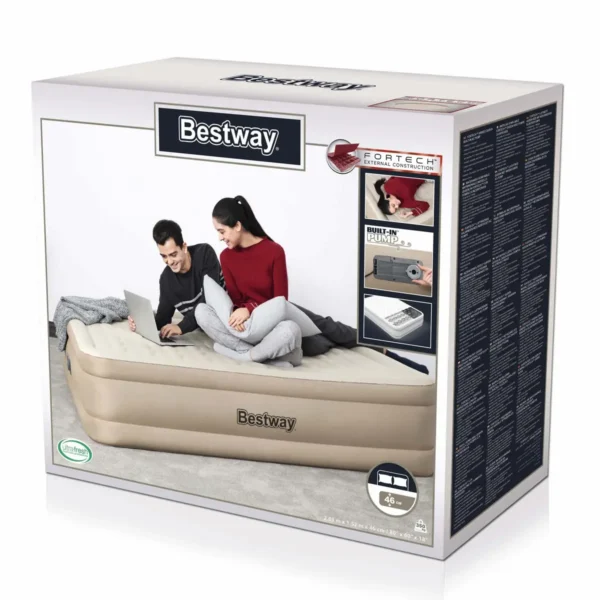 Bestway 69050 air mattress Double mattress Beige Unisex