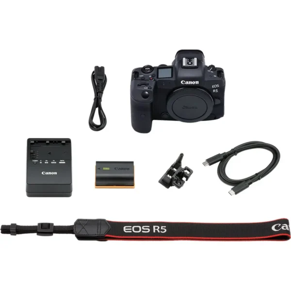 Canon EOS R5 MILC Body 45 MP CMOS 8192 x 5464 pixels Black