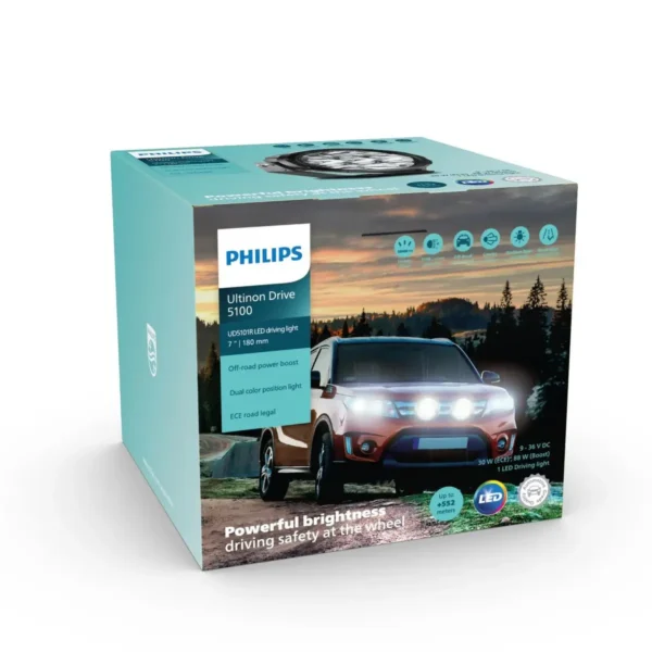 Philips Ultinon Drive 5100 LUMUD5101RX1 7 inch LED driving light