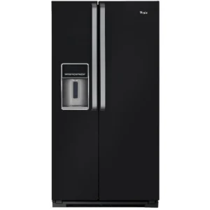 Whirlpool WSX5172 N side-by-side refrigerator Freestanding 550 L Black