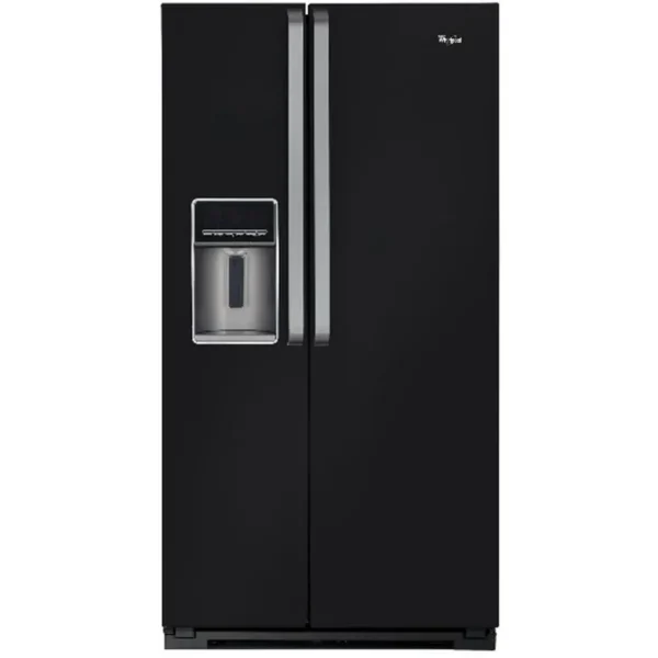 Whirlpool WSX5172 N side-by-side refrigerator Freestanding 550 L Black