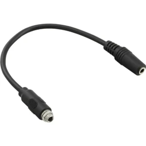InLine Audio adapter cable, 3.5mm Stereo female / female, with one tread, 0.6m
