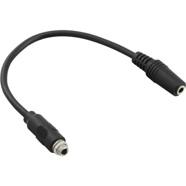 InLine Audio adapter cable, 3.5mm Stereo female / female, with one tread, 0.6m