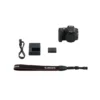 Canon EOS 200D + 18-55 DC III + 100EG + SD 16GB SLR Camera Kit 24.2 MP CMOS 6000 x 4000 pixels Black