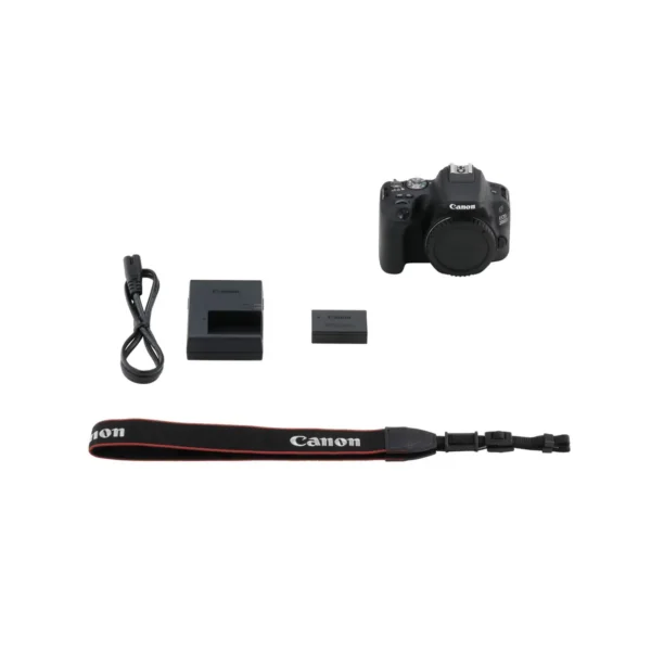 Canon EOS 200D + 18-55 DC III + 100EG + SD 16GB SLR Camera Kit 24.2 MP CMOS 6000 x 4000 pixels Black