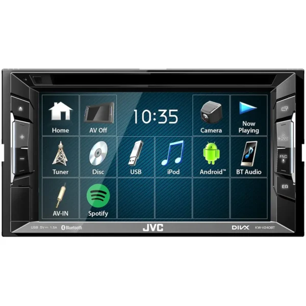 JVC KW-V240BT car media receiver Black 50 W Bluetooth
