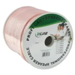 InLine 98200T audio cable 100 m Copper, Transparent