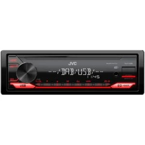 JVC KD-X172DB car media receiver Black, Red 350 W