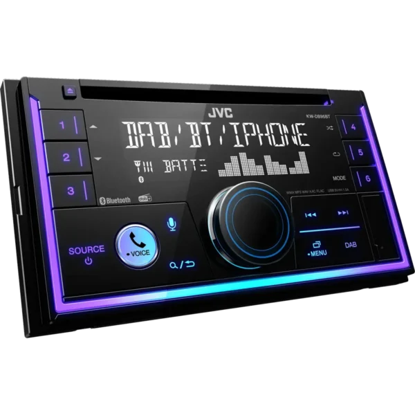 JVC KW-DB95BT Black 200 W Bluetooth