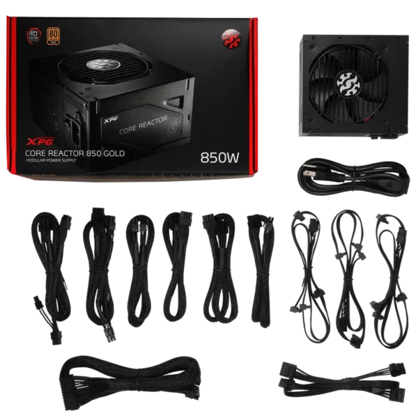 XPG CORE REACTOR power supply unit 850 W 24-pin ATX Black