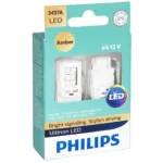 Philips 3457AULAX2 car light bulb P27/7 LED