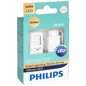 Philips 3457AULAX2 car light bulb P27/7 LED