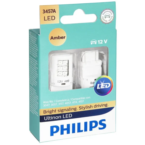 Philips 3457AULAX2 car light bulb P27/7 LED