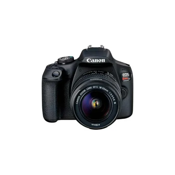 Canon EOS Rebel T7 EF-S 18-55mm f/3.5-5.6 III SLR Camera Kit 24.1 MP CMOS 6000 x 4000 pixels Black