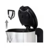 Bosch TWK 8613P electric kettle 1.5 L 2400 W Black, Stainless steel