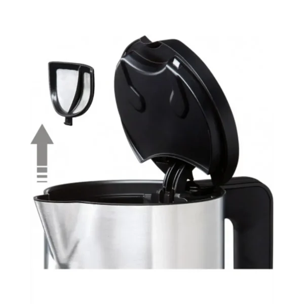 Bosch TWK 8613P electric kettle 1.5 L 2400 W Black, Stainless steel