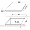 Whirlpool ACM 808/BA/S Grey Built-in 60 cm Zone induction hob 4 zone(s)