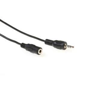 ACT 5 meter audio connection cable 1x 3,5 mmm jack male – 1x 3.5mm stereo jack female