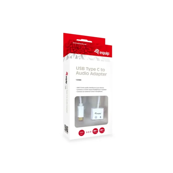 Equip USB Type C to Audio Adapter