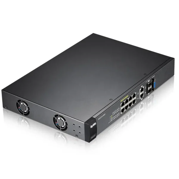 Zyxel GS2210-8HP network switch Managed L2 Gigabit Ethernet (10/100/1000) Black
