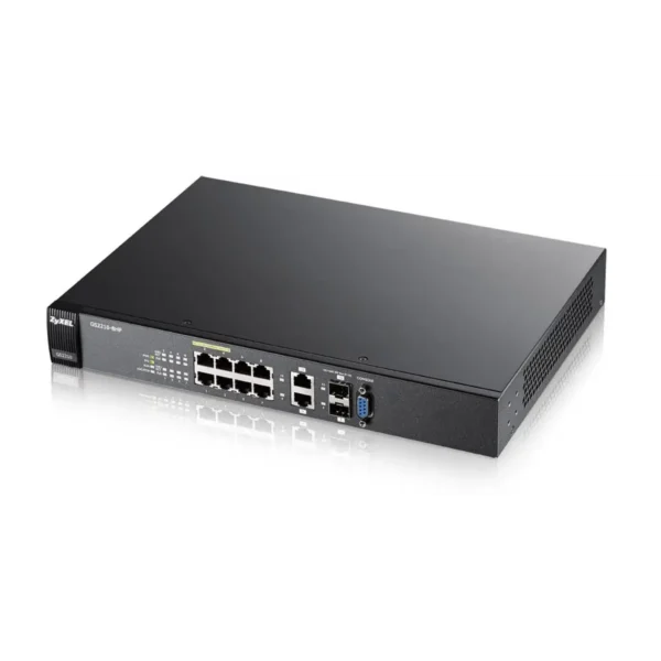 Zyxel GS2210-8HP network switch Managed L2 Gigabit Ethernet (10/100/1000) Black