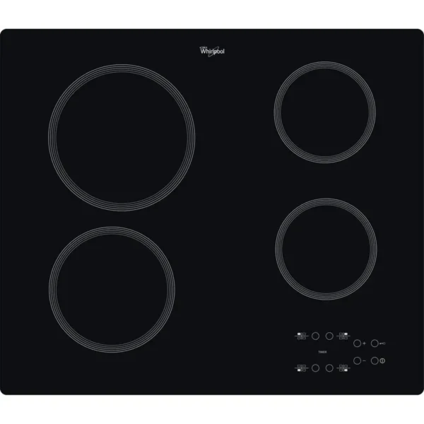 Whirlpool AKT 801/NE Black Built-in 58 cm Zone induction hob 4 zone(s)