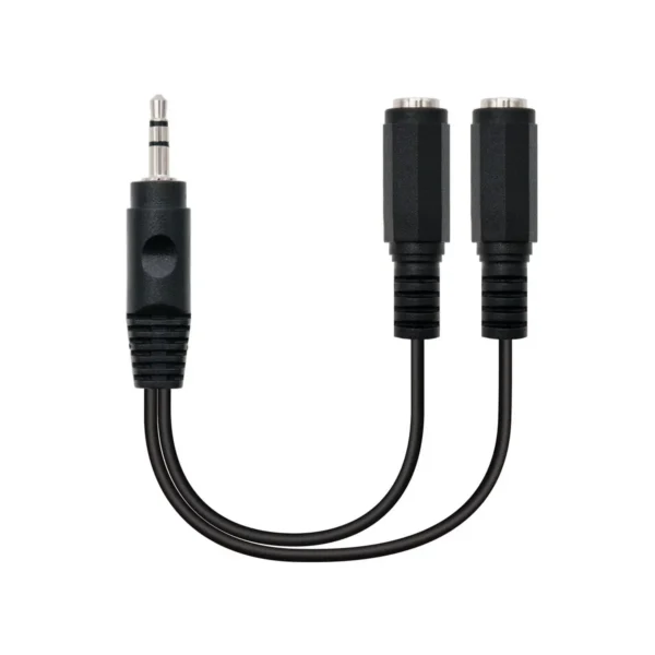 Nanocable 10.24.1200 audio cable 0.15 m 2 x 3.5mm 3.5mm Black