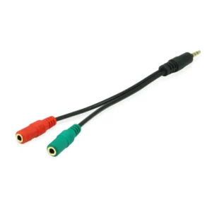 Equip 147943 audio cable 1.5 m 2 x 3.5mm 3.5mm Black