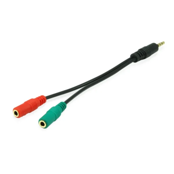 Equip 147943 audio cable 1.5 m 2 x 3.5mm 3.5mm Black