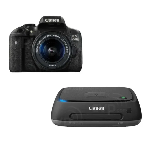 Canon EOS 750D + EF-S18-55mm IS STM + CS100 SLR Camera Kit 24.2 MP CMOS 6000 x 4000 pixels Black