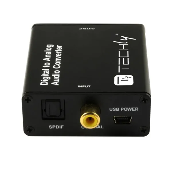 Techly IDATA SPDIF-9 audio converter Black