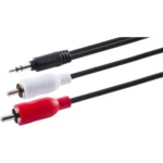 Philips SWA9216B/27 audio cable 1.8 m 3.5mm 2 x RCA Black