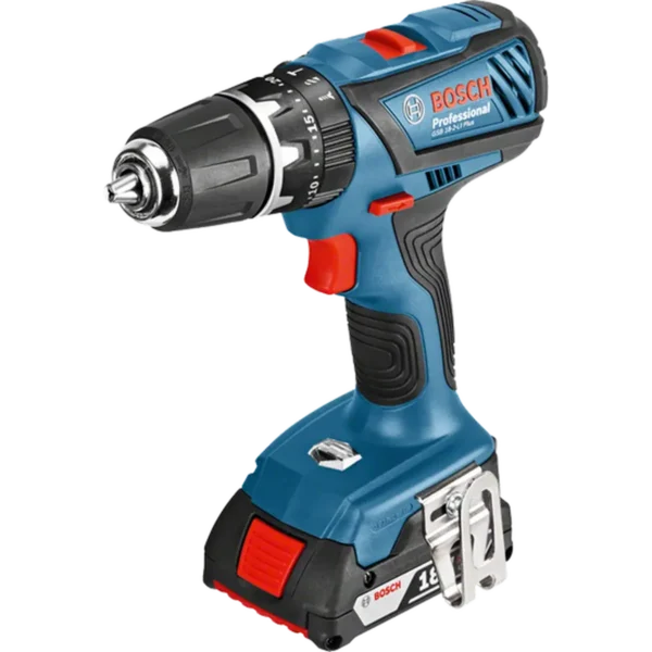 Bosch GSB 18-2-LI Plus Keyless 1.5 kg Black, Blue