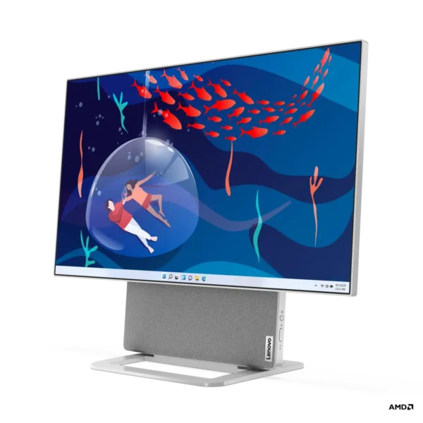 Lenovo Yoga AIO 7 27APH8 AMD Ryzen™ 7 7840HS 68.6 cm (27″) 2560 x 1440 pixels All-in-One PC 32 GB LPDDR5-SDRAM 1 TB SSD NVIDIA GeForce RTX 4050 Windows 11 Home Wi-Fi 6E (802.11ax) Grey