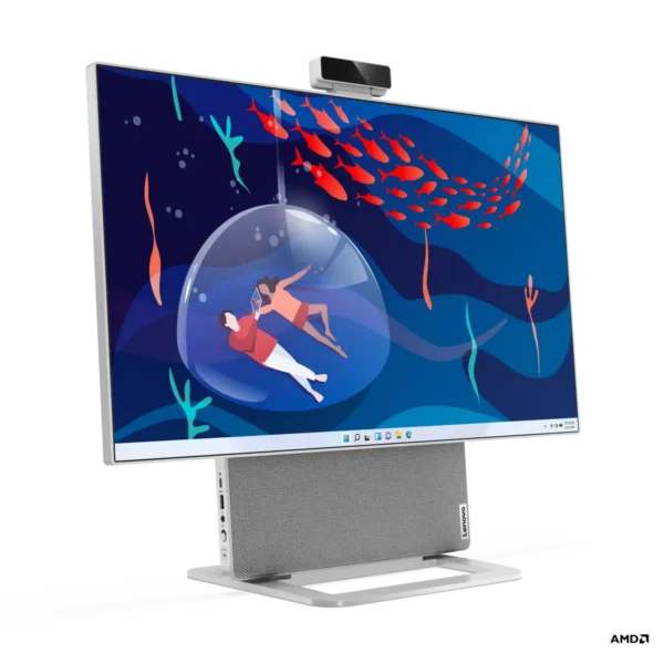 Lenovo Yoga AIO 7 27APH8 AMD Ryzen™ 7 7840HS 68.6 cm (27″) 2560 x 1440 pixels All-in-One PC 32 GB LPDDR5-SDRAM 1 TB SSD NVIDIA GeForce RTX 4050 Windows 11 Home Wi-Fi 6E (802.11ax) Grey