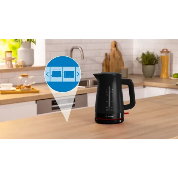 Bosch MyMoment electric kettle 1.7 L 3000 W Black