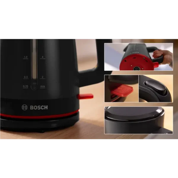 Bosch MyMoment electric kettle 1.7 L 3000 W Black
