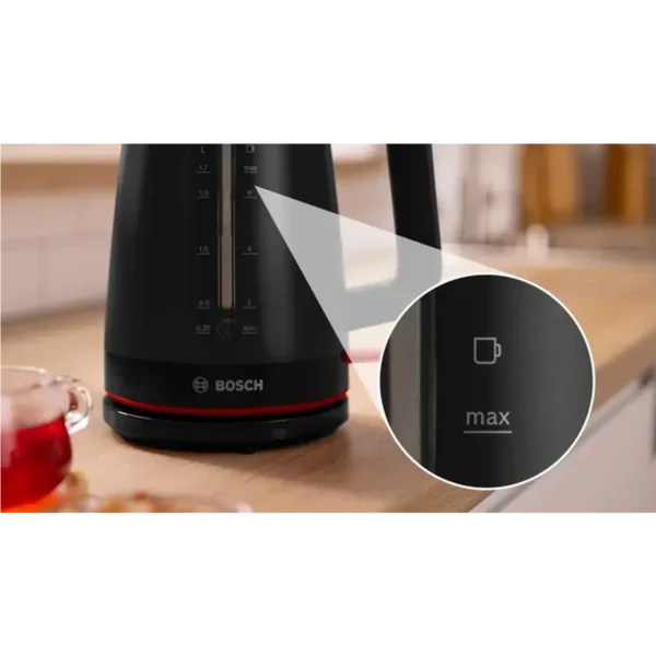 Bosch MyMoment electric kettle 1.7 L 3000 W Black